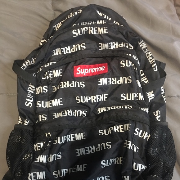Supreme Reflective Repeating backpack main image 4